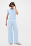 Boucle Short Sleeve Cardigan  Chalk Blue  hi-res