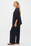 Fine Knit Poncho  Twilight Blue  hi-res