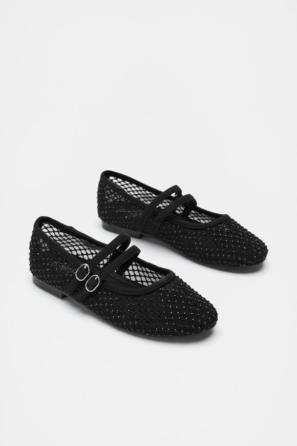 Mesh Jewel Ballet  Black  hi-res