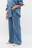 Denim Side Panel Jean  Ice Blue Wash  hi-res