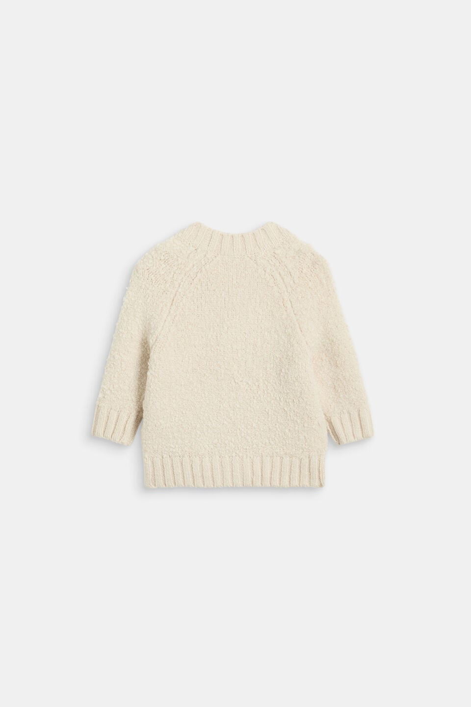 Teddy Knit Cardigan  Moonstone