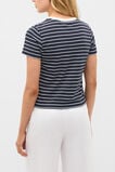 Cotton Baby Tee  Twilight Blue Stripe  hi-res