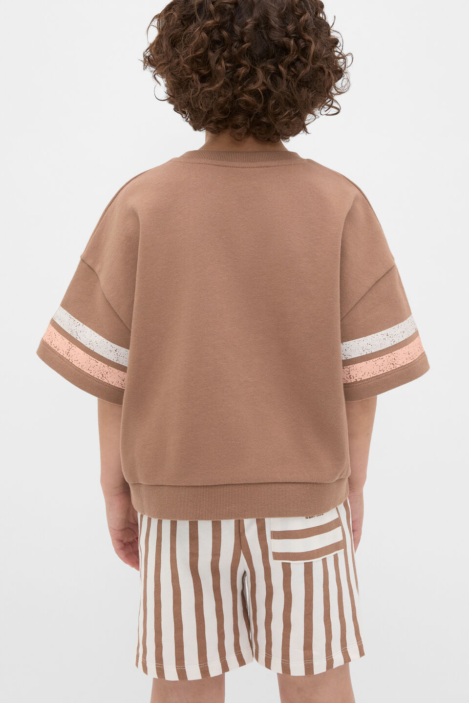 Relaxed Sweat Tee  Walnut
