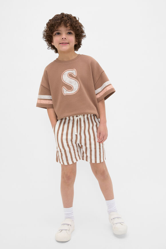 Relaxed Sweat Tee  Walnut  hi-res