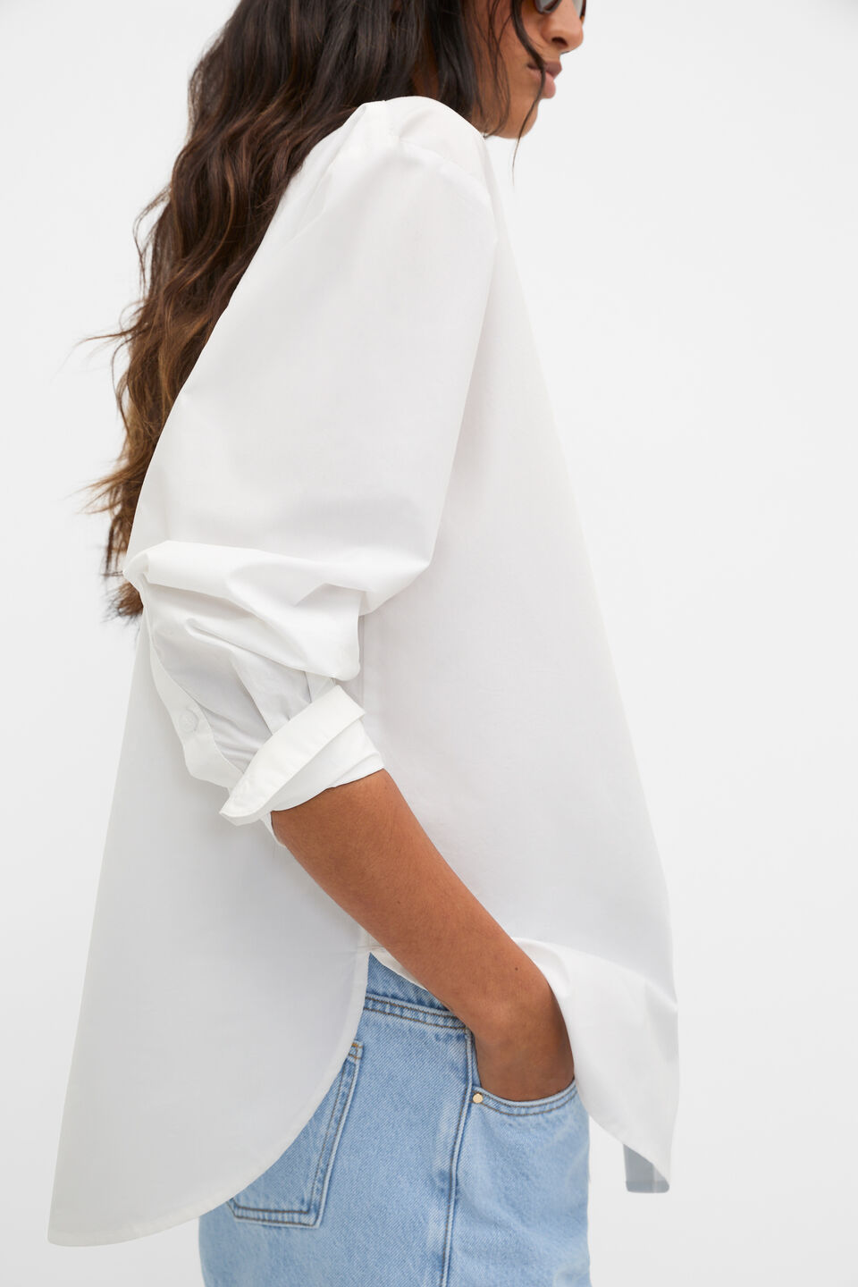 Poplin Classic Shirt  Whisper White