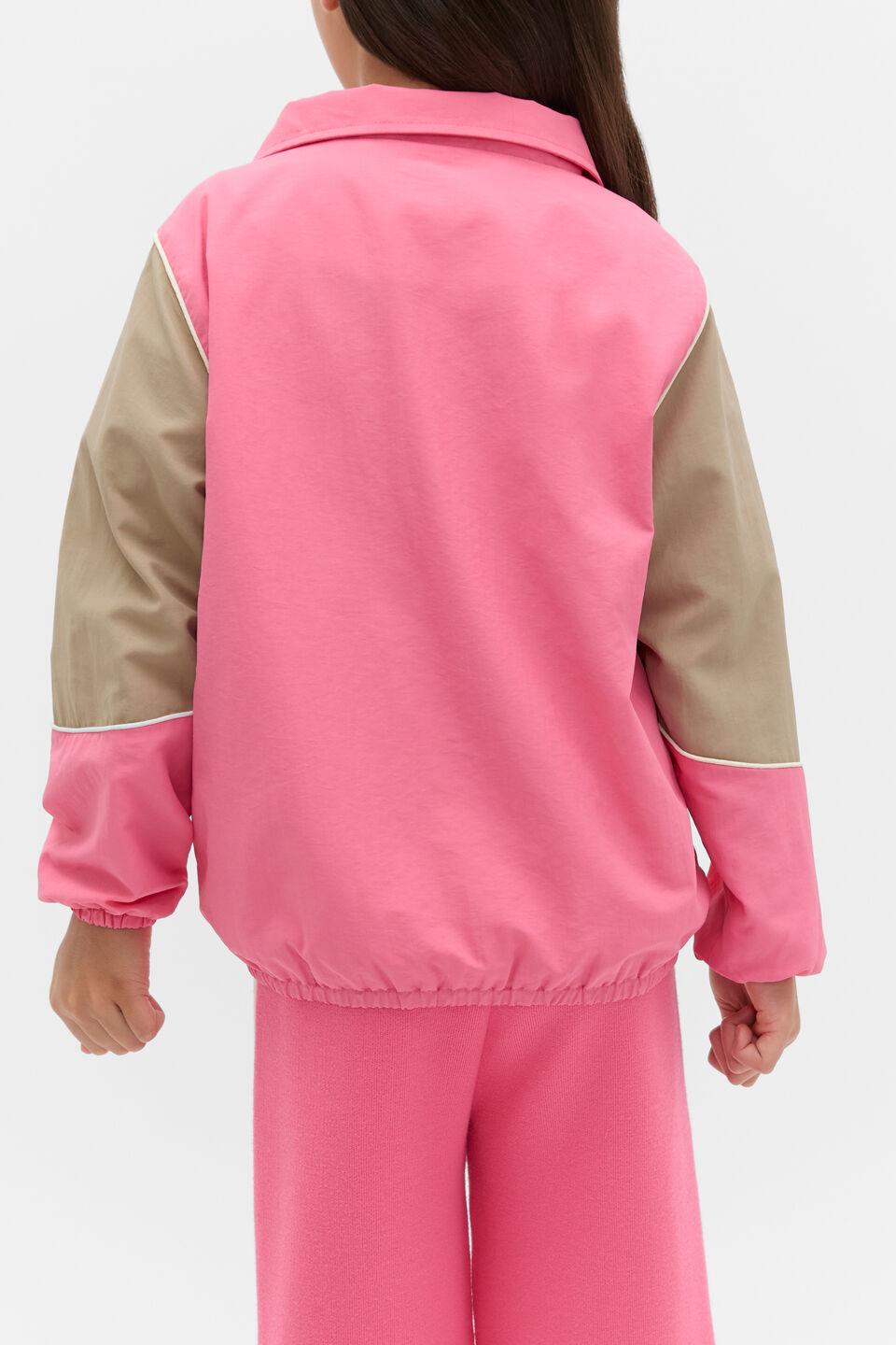 MD Colourblock Spray Jacket  Bubblegum Pink