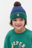 Rib Colourblock Beanie  French Navy  hi-res