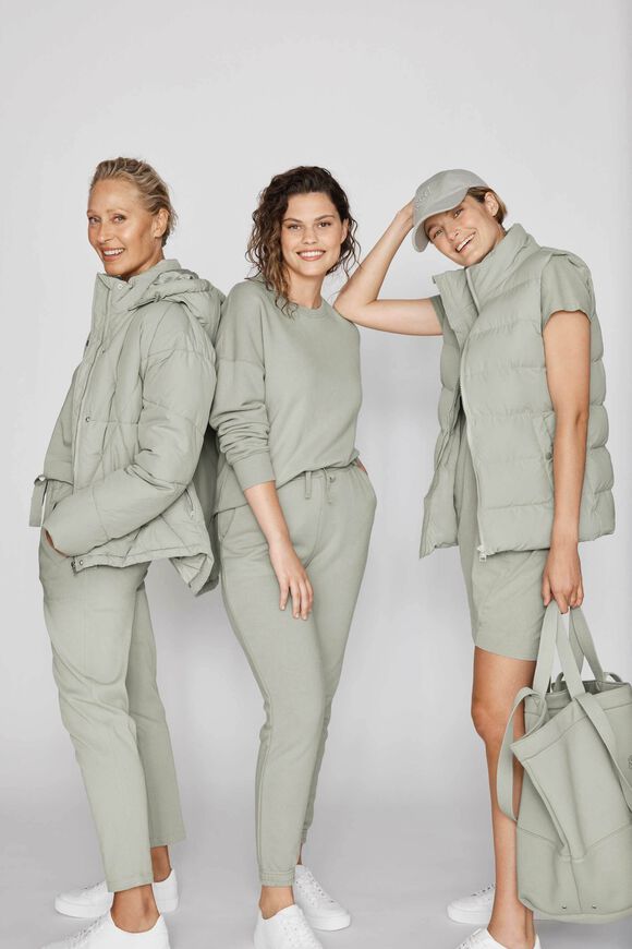 Basic Terry Sweater  Muted Khaki  hi-res