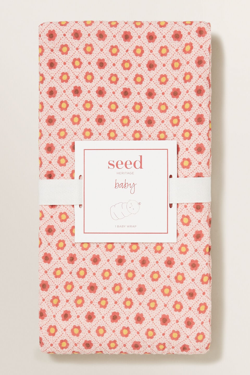 Geo Floral Muslin Wrap  