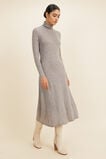 Babywool Roll Neck Midi Dress  Pewter Marle  hi-res