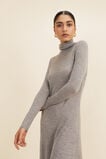 Babywool Roll Neck Midi Dress  Pewter Marle  hi-res