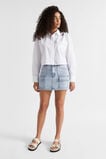 Denim Mini Cargo Skirt  Pacific Wash  hi-res