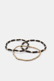 Stretch Bead Bracelet  Coffee Bean  hi-res