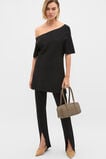Crepe Knit Slim Pant  Black  hi-res