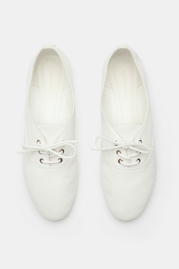 Ellie Ballet Lace Up  White  hi-res