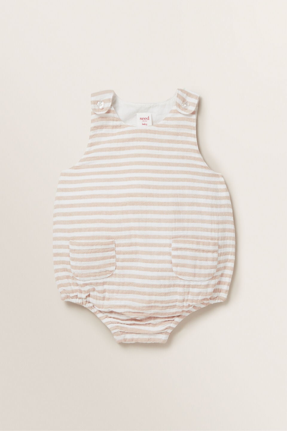 Natural Stripe Onesie  