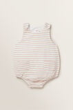 Natural Stripe Onesie    hi-res