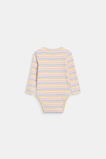 Stripe Rib Bodysuit  Multi  hi-res