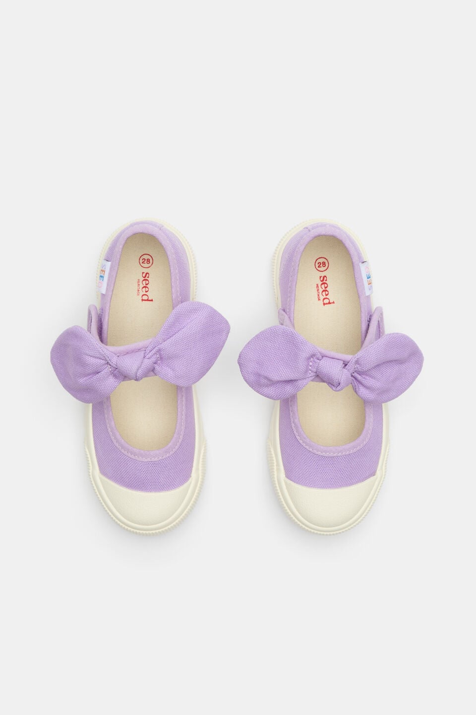 Mary Jane Bow Sneaker  Lilac