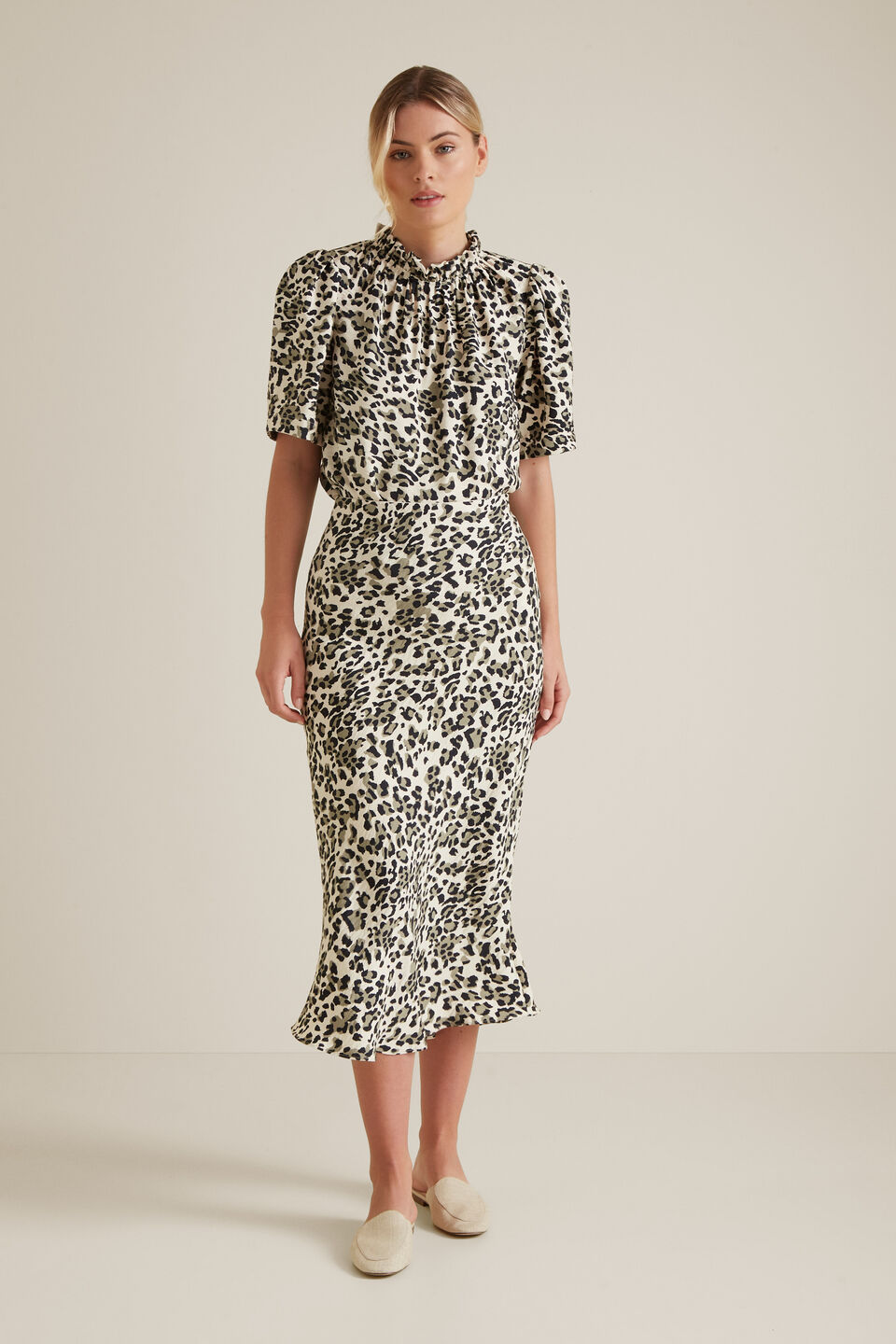 Animal Print Blouse  