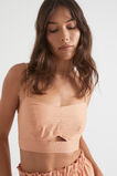 Poplin Bralette  Peach Bloom  hi-res