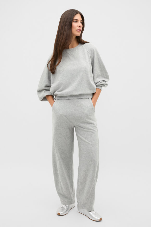 Soft Terry Trackpant  Pale Slate Marle  hi-res