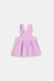 Scallop Cord Pinafore  Orchid  hi-res