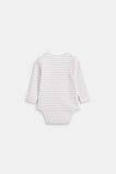 Stripe Rib Bodysuit  Lavender  hi-res