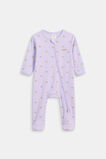 Rib Footed Jumpsuit  Lavender  hi-res