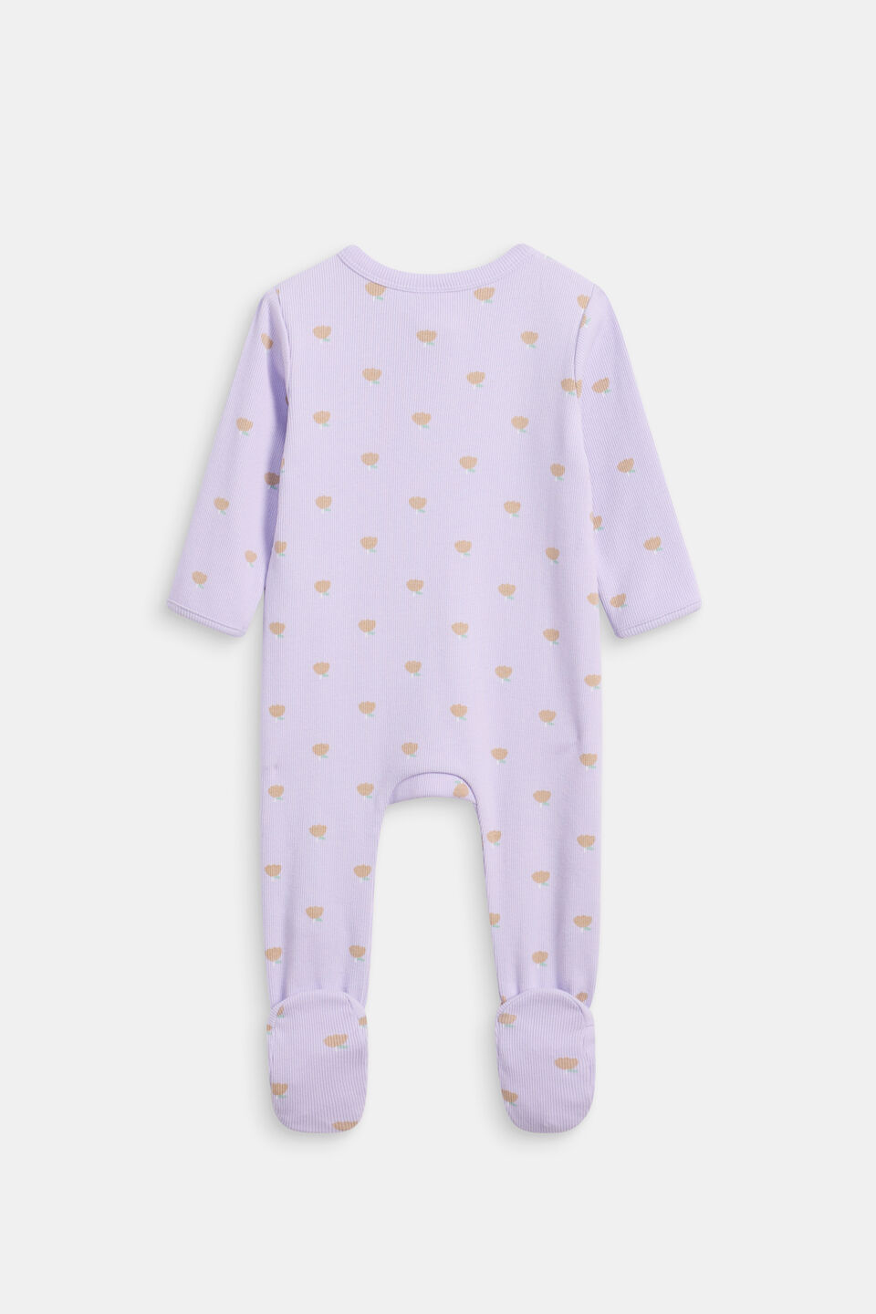 Rib Footed Jumpsuit  Lavender