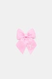 Grosgrain Initial Bow Duck Clip  K  hi-res