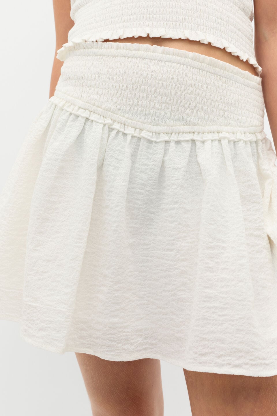 Shirred Skirt  Canvas