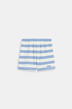 Textured Stripe Short  Electric Blue Stripe  hi-res