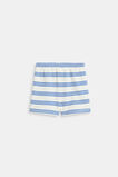 Textured Stripe Short  Electric Blue Stripe  hi-res