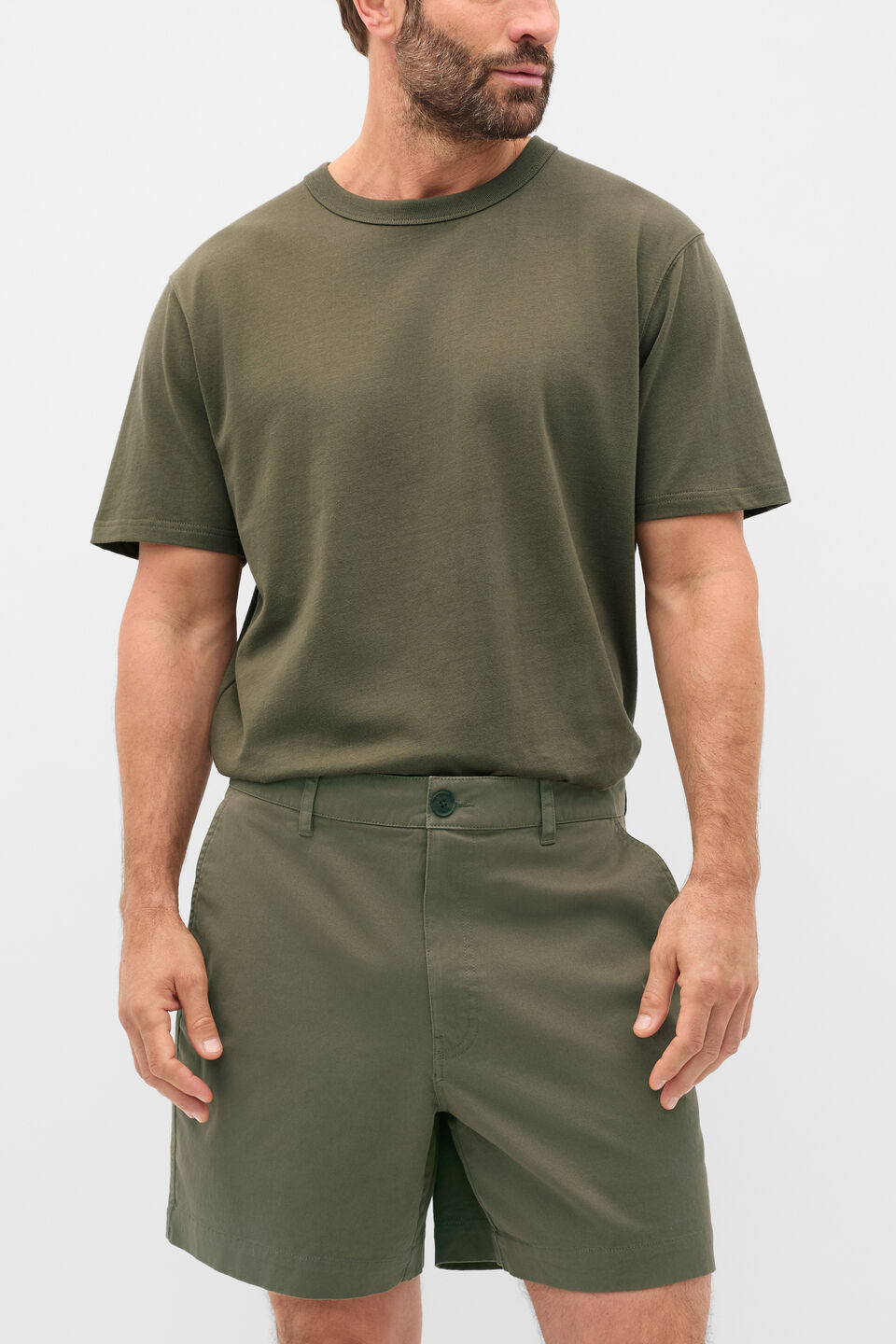 Chino Short  Burnt Olive