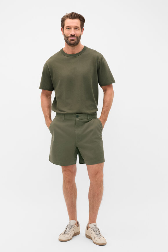 Chino Short  Burnt Olive  hi-res