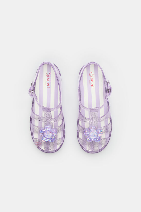 Cage Jelly Sandal  Lilac  hi-res
