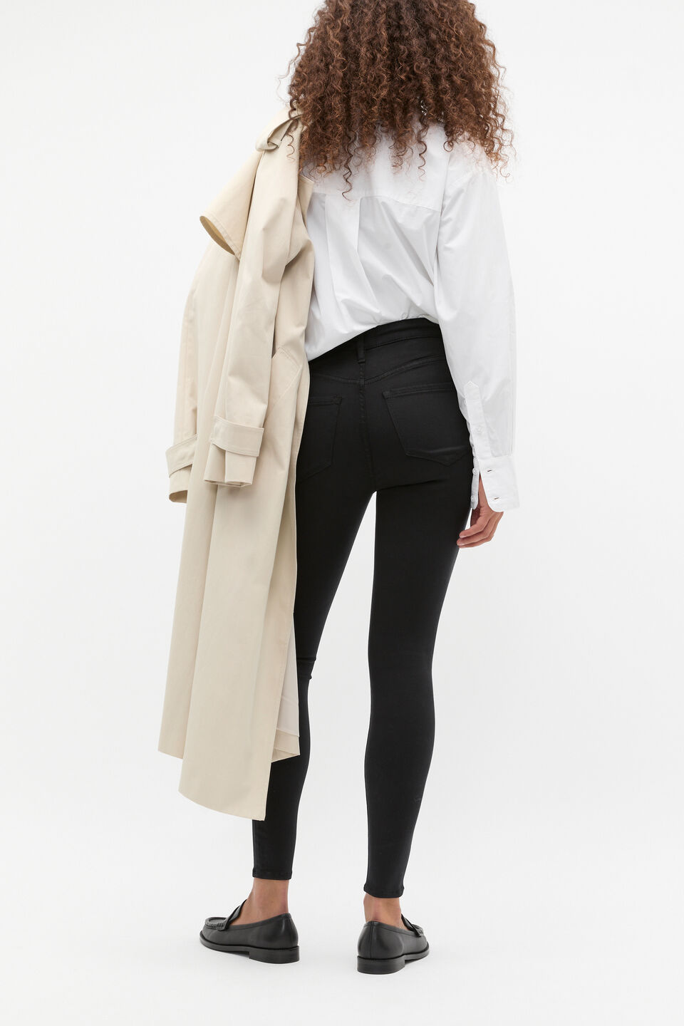 Core High Waist Skinny Jean  Black
