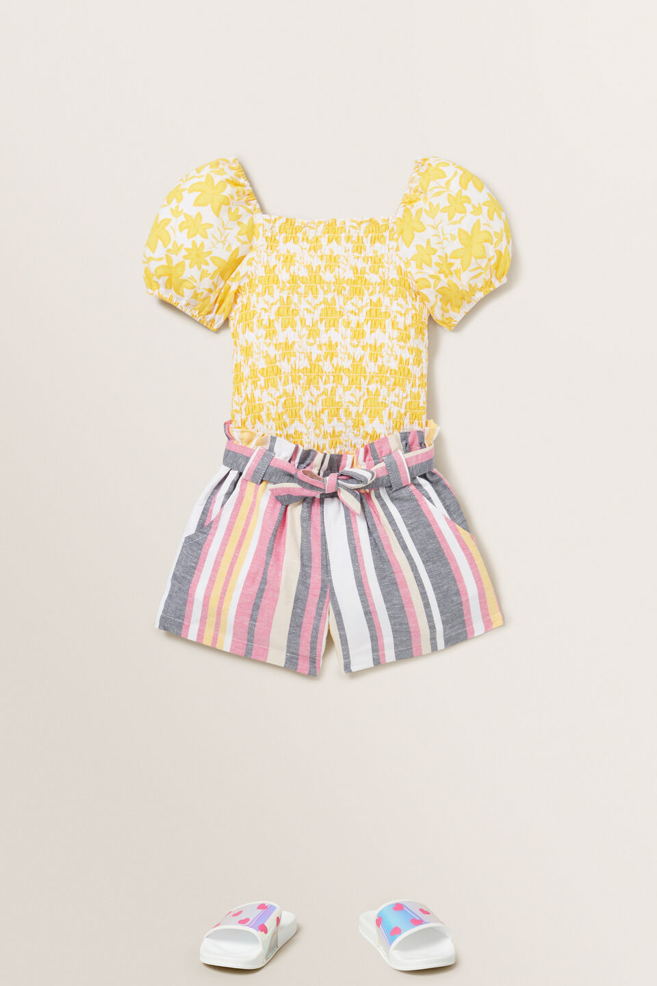 Multi Stripe Shorts  