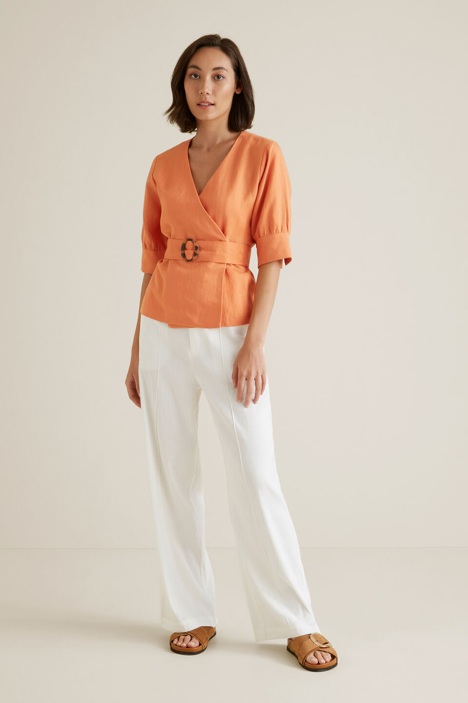 Wrap Front Blouse  