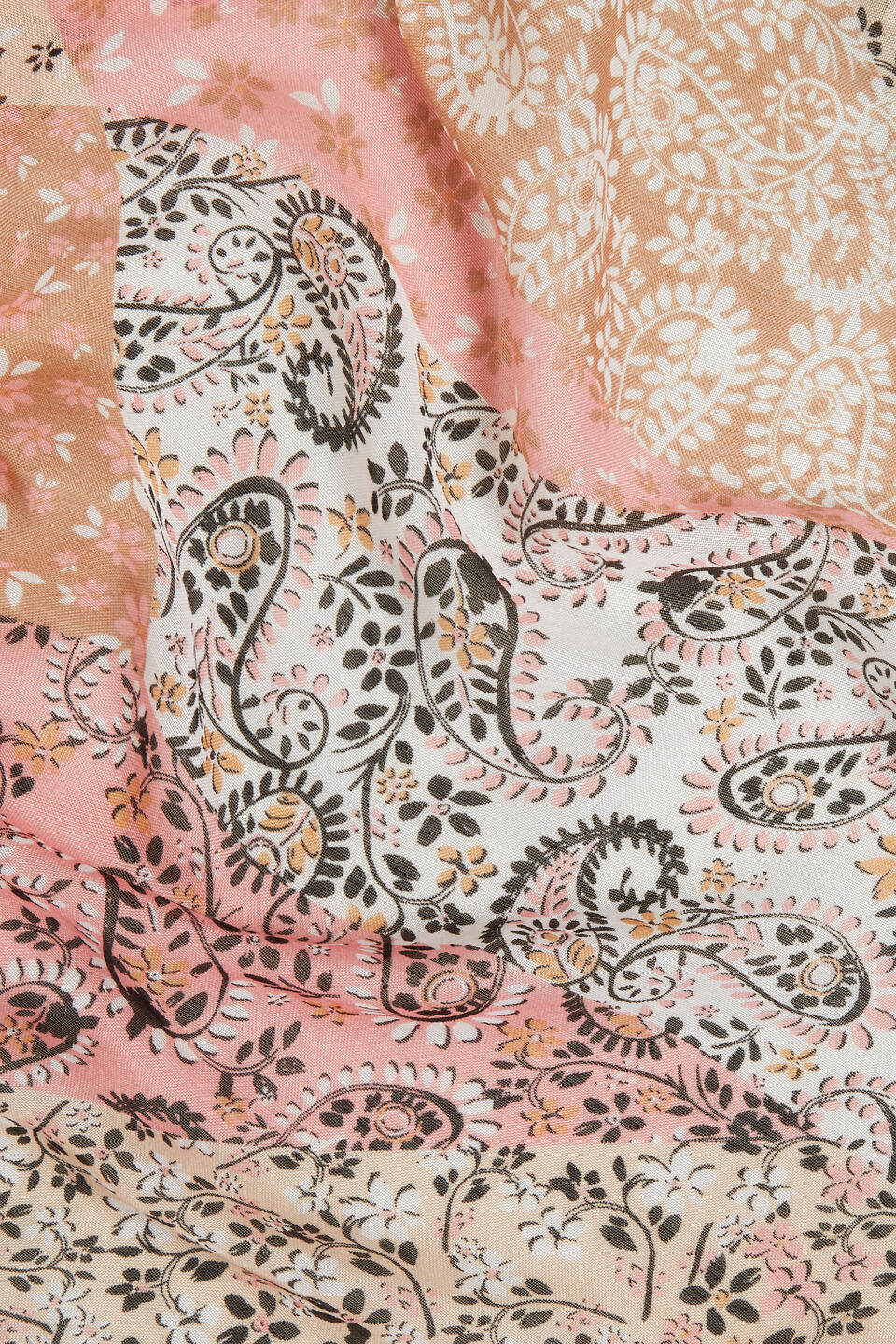 Spliced Paisley Scarf  