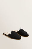 Linen Open Back Mule    hi-res