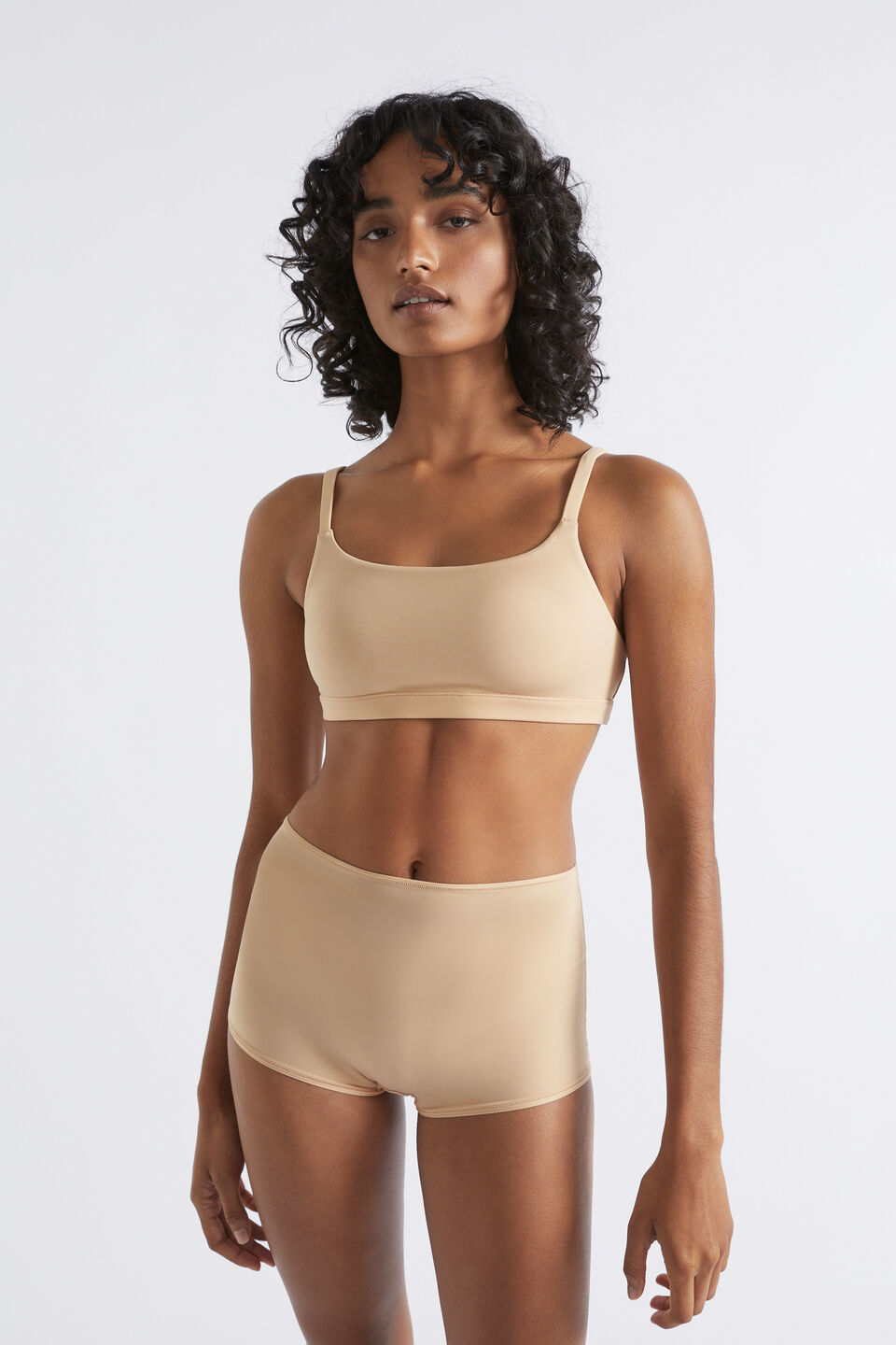 Basic Bralette  Beige