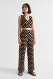 Linen Spot Bodice  Deep Raisin Spot  hi-res