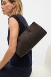 Suede East West Tote  Chocolate  hi-res