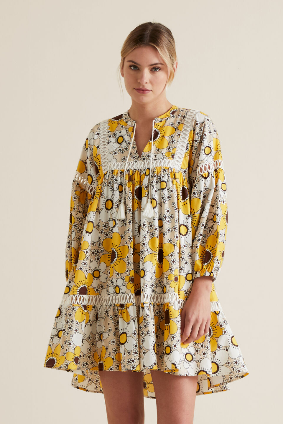 Retro Floral Dress  