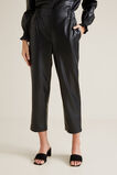 High Waist PU Pants    hi-res