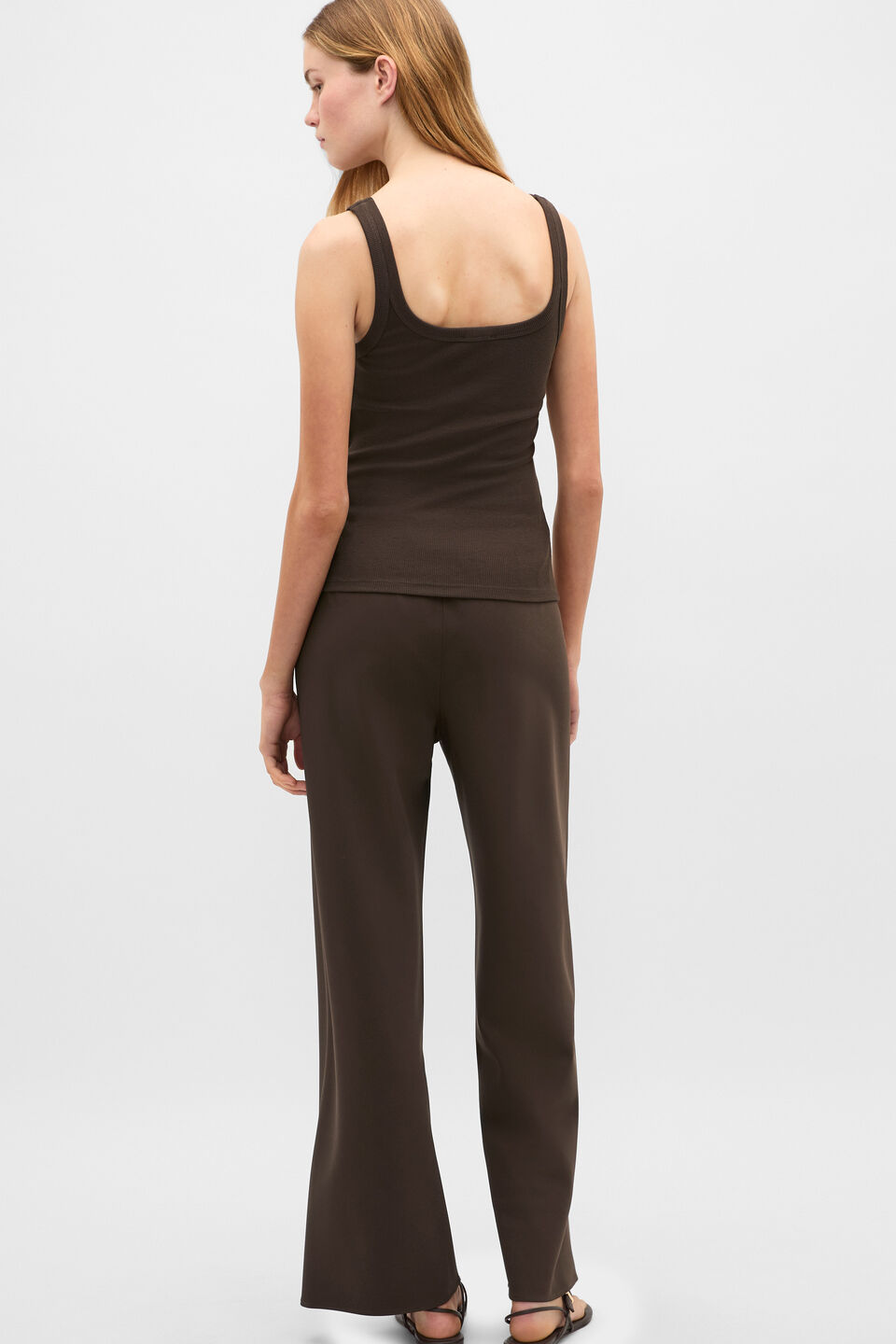 Core Heritage Rib Tank  Dark Espresso