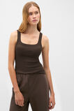 Core Heritage Rib Tank  Dark Espresso  hi-res