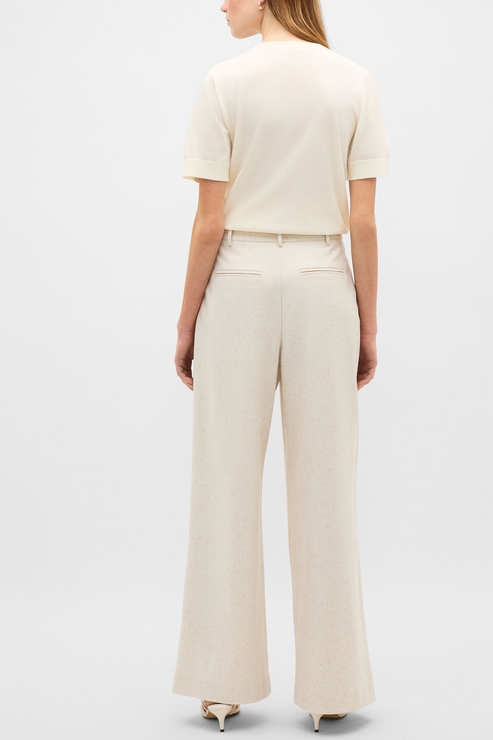 High Rise Nep Pant  Coconut Cream